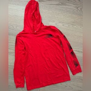 Adidas long sleeve hoodie shirt.  Size: L